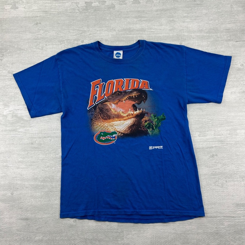 Vintage Florida Gators Shirt Size Large Blue NCAA University College